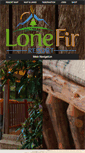 Mobile Screenshot of lonefirresort.com